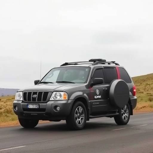 SUV familiar gris
